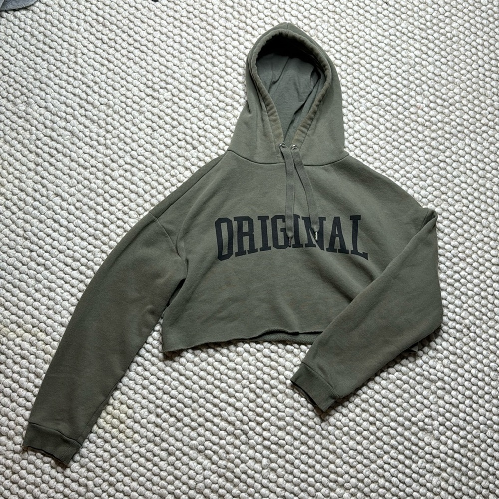 Crop top hoodie